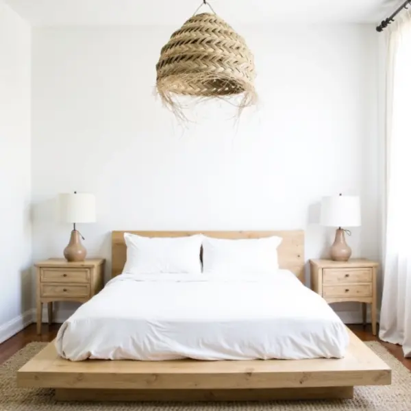 Oversized Moroccan Straw Chandelier – Handwoven Artisan Pendant Light (50 cm)