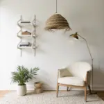 Oversized Moroccan Straw Chandelier – Handwoven Artisan Pendant Light (50 cm)