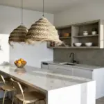 Oversized Moroccan Straw Chandelier – Handwoven Artisan Pendant Light (50 cm)