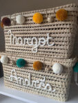 Handwoven Palm Leaf Storage Chest – 60cm – Decorative Toy