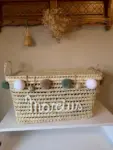 Handwoven Palm Leaf Storage Chest – 60cm – Decorative Toy