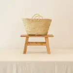 High Handwoven Raffia Baskets – 4 Sizes – Versatile Natural