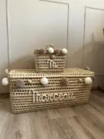 Handwoven Palm Leaf Storage Chest – 60cm – Decorative Toy