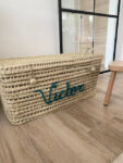 Handwoven Palm Leaf Storage Chest – 60cm – Decorative Toy
