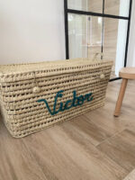 Handwoven Palm Leaf Storage Chest – 60cm – Decorative Toy