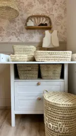 Handwoven Storage Basket – Natural Organizer For Home