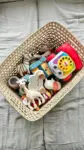 Handwoven Storage Basket – Natural Organizer For Home