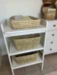 Handwoven Storage Basket – Natural Organizer For Home