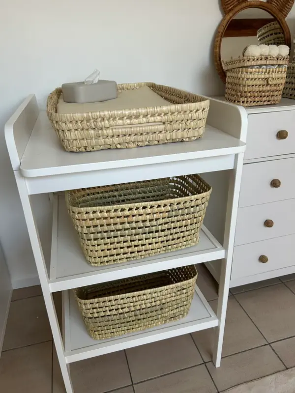 Handwoven Storage Basket – Natural Organizer For Home