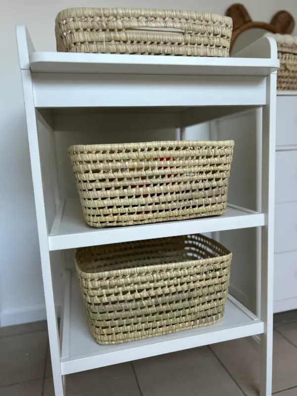 Handwoven Storage Basket – Natural Organizer For Home