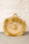 Mykonos Bag – Handmade Woven Palm Leaf Basket, 40x40 cm