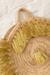 Mykonos Bag – Handmade Woven Palm Leaf Basket, 40x40 cm