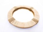Moroccan Straw Hanging Wall Mirror – Handmade Boho Raffia Frame (Small & Medium Sizes)