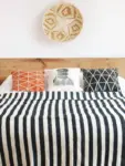 Pom Pom Wool Throw Blanket – Handwoven Moroccan Blanket