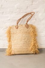 Tulum Bag – Handwoven Palm Leaf Basket 40x38 cm