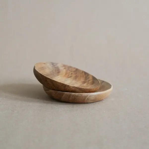 Handcrafted Wooden Pinch Bowl – Perfect For Spices & Small