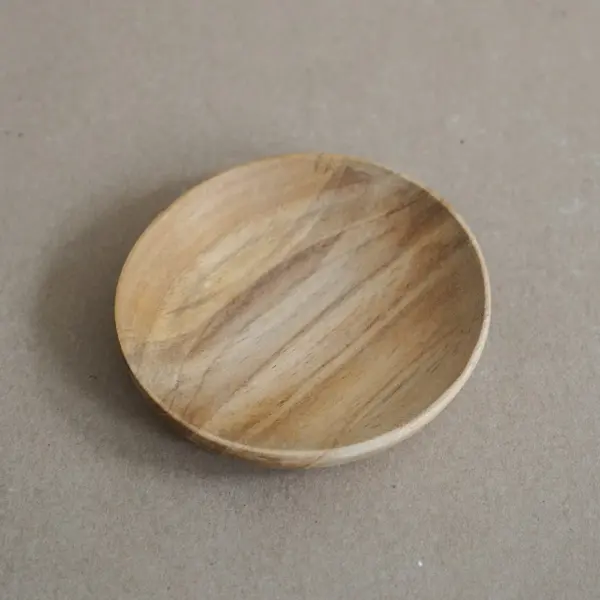 Handcrafted Wooden Pinch Bowl – Perfect For Spices & Small