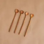 Teak Wood Stirrer – Handcrafted Cocktail Mixing Spoon