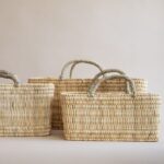 Handwoven Reed Basket – 3 Sizes