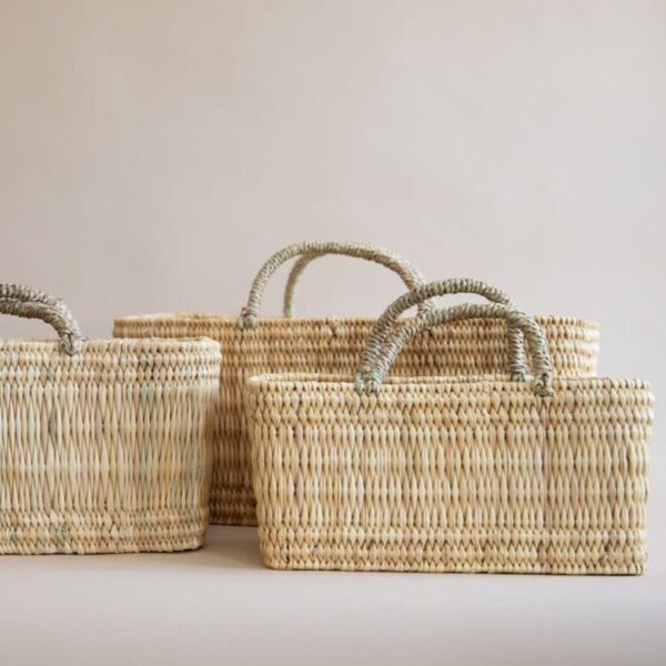 Handwoven Reed Basket – 3 Sizes