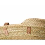 Isabel Small French Market Basket – Handwoven Palm Leaf Tote