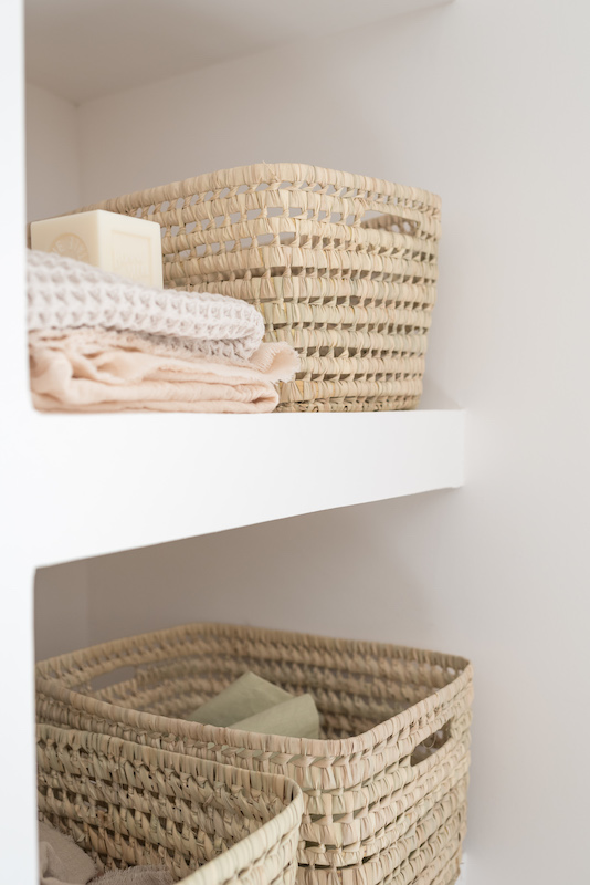 Palm Leaf Storage Crate with Handles – 3 Sizes Available