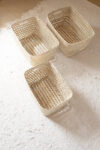Palm Leaf Storage Crate with Handles – 3 Sizes Available