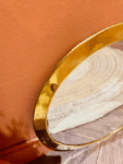 Round Brass Mirror – Wall-Mounted Decorative Mirror in 3 Sizes (S, M, L)