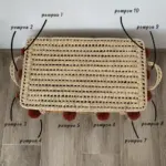 Handwoven Palm Leaf Storage Chest – 60cm – Decorative Toy