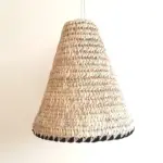 Nomad Palm Leaf Pendant Light – Handwoven Suspension