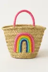 The Full Rainbow Handwoven Basket – Small Size with Vibrant