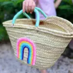 The Full Rainbow Handwoven Basket – Small Size with Vibrant