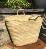 Ibiza Openwork Basket – Handwoven Palm Leaf Tote