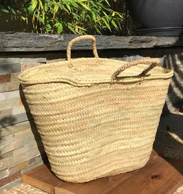 Ibiza Openwork Basket – Handwoven Palm Leaf Tote