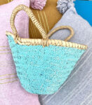 Mini Sequin Basket – Handwoven Decorative Pot Cover with Han