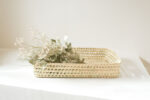 Extra Large Handwoven Palm Leaf Tray