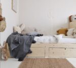 Pom Pom Wool Throw Blanket – Handwoven Moroccan Blanket
