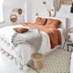 Pom Pom Wool Throw Blanket – Handwoven Moroccan Blanket