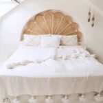 Pom Pom Wool Throw Blanket – Handwoven Moroccan Blanket