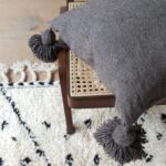 Pom Pom Cushion Cover – 100% Cotton Decorative Pillow