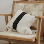 Pom Pom Cushion Cover – 100% Cotton Decorative Pillow