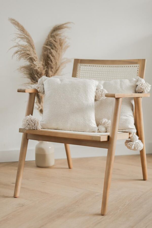 Pom Pom Cushion Cover – 100% Cotton Decorative Pillow