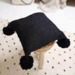 Pom Pom Cushion Cover – 100% Cotton Decorative Pillow