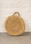 Ibiza Bag – Handwoven Palm Leaf Basket, 40x40 cm