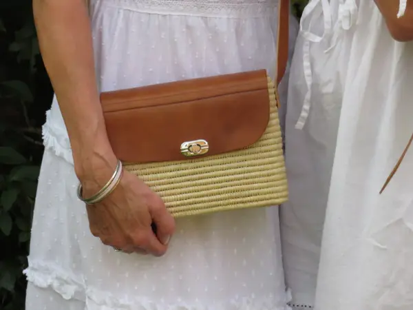 Vienna Woven Crossbody Bag – Handwoven Basket Bag with Leath