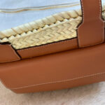Le Touquet Luxe Leather Medium Basket Bag with Full Purse