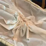 Silver Sequin Star Basket – Handmade Palm Leaf Bag