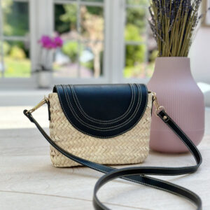 Biarritz Luxe Half Moon Clutch – Artisan Elegance Meets Mode