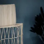 Raffia and Wrought Iron Wall Sconce – Handmade Moroccan Light Fixture
