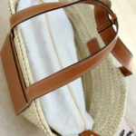Emilia Luxe Leather Medium Cross Body Basket Bag